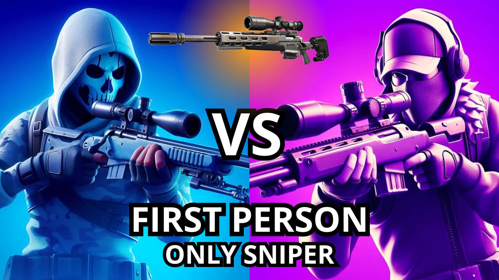First Person Sniper🎯 — Fortnite Creative map