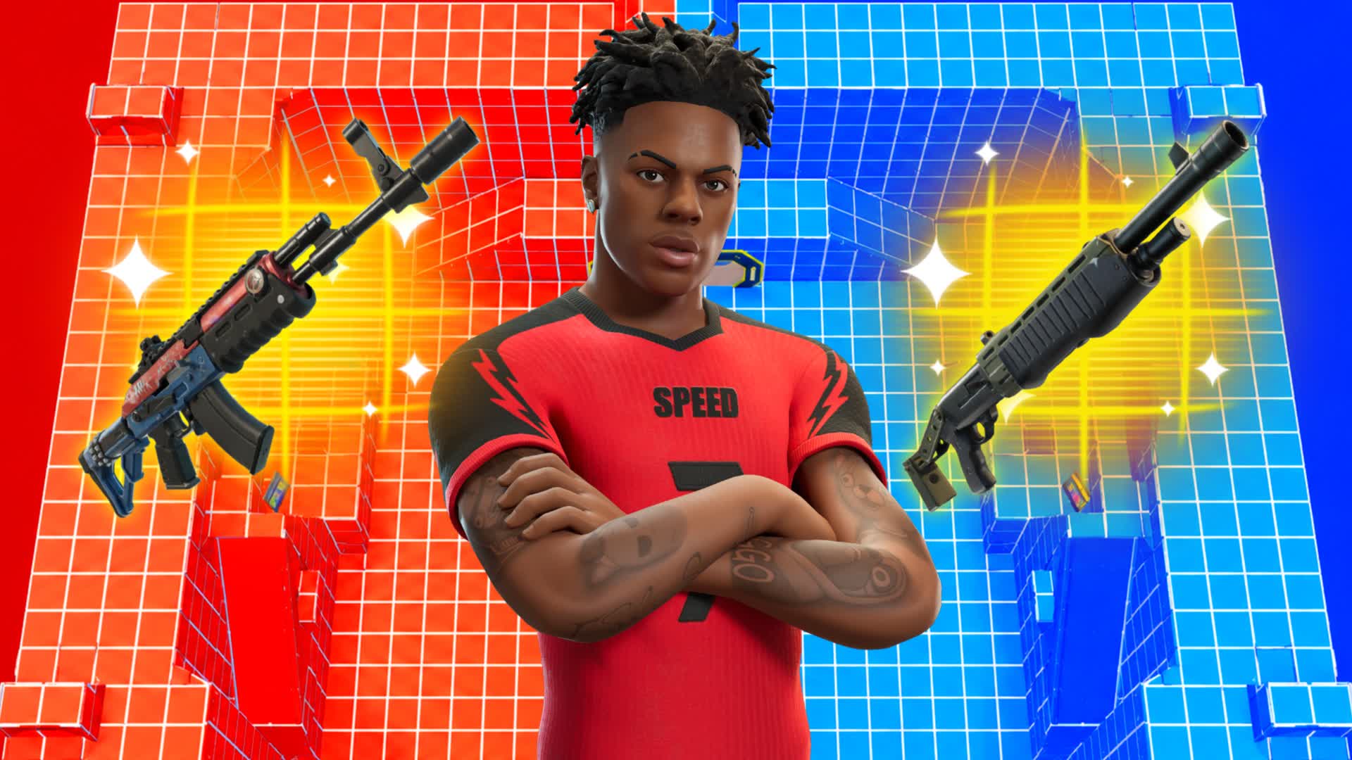 SARAC RED VS BLUE — Fortnite Creative map