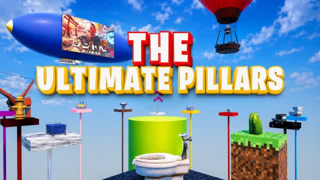 🚀 THE ULTIMATE PILLARS GAME 🔥 — Fortnite Creative map