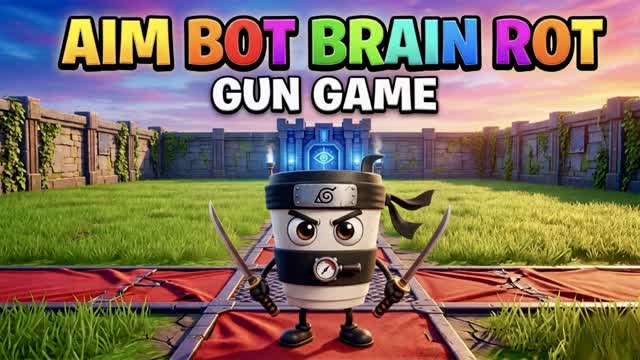 AIMBOT BRAINROT GUN GAME π₯ β Fortnite Creative map