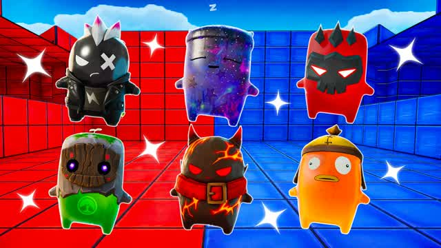 WOW SPRITES RED VS BLUE🔴🔵 RVB (COOL) — Fortnite Creative map