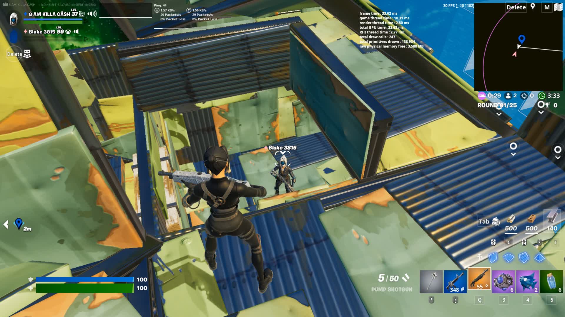 Zone wars — Fortnite Creative map