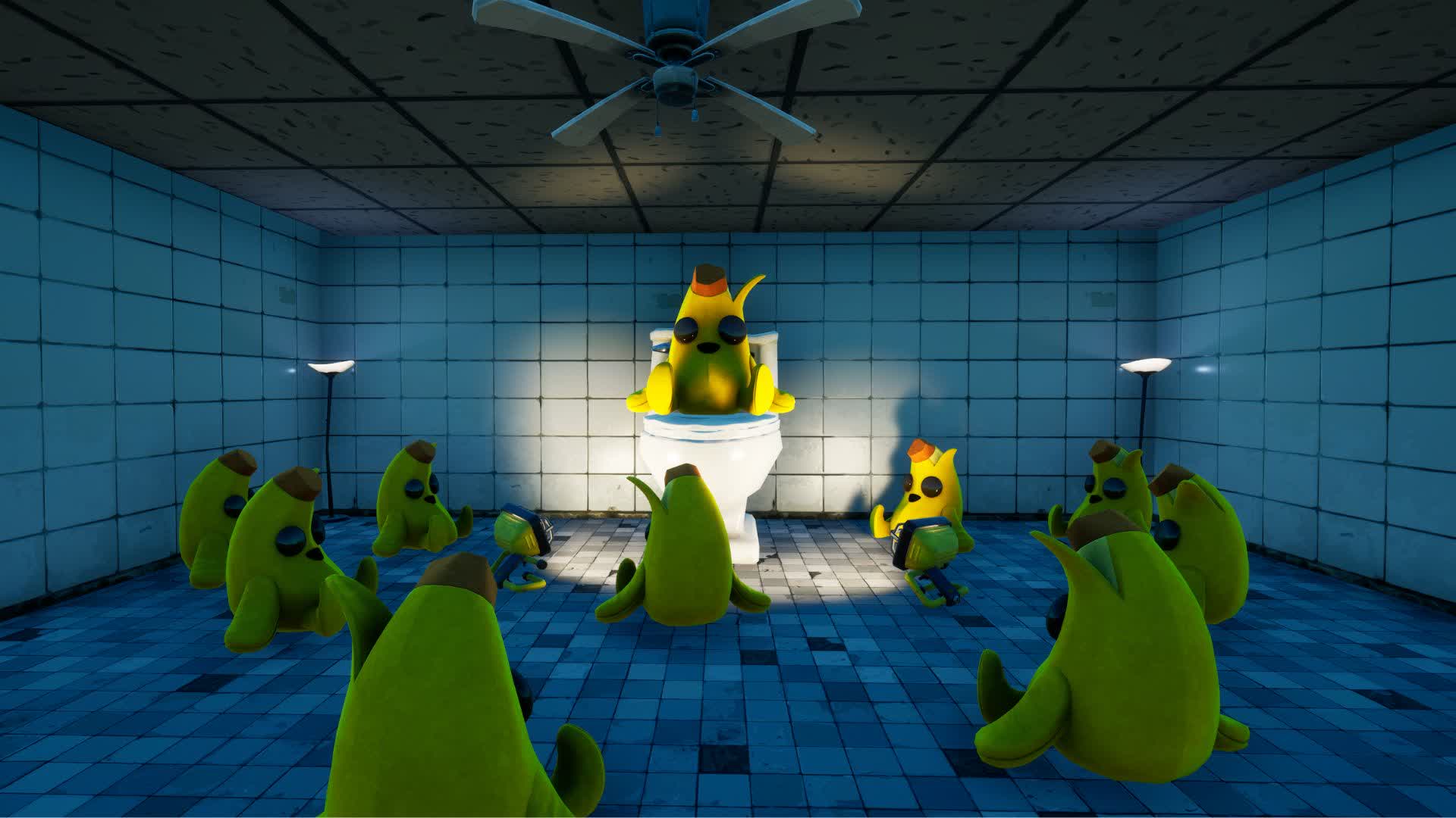 Hide-and-seek in a cinema — Fortnite Creative map