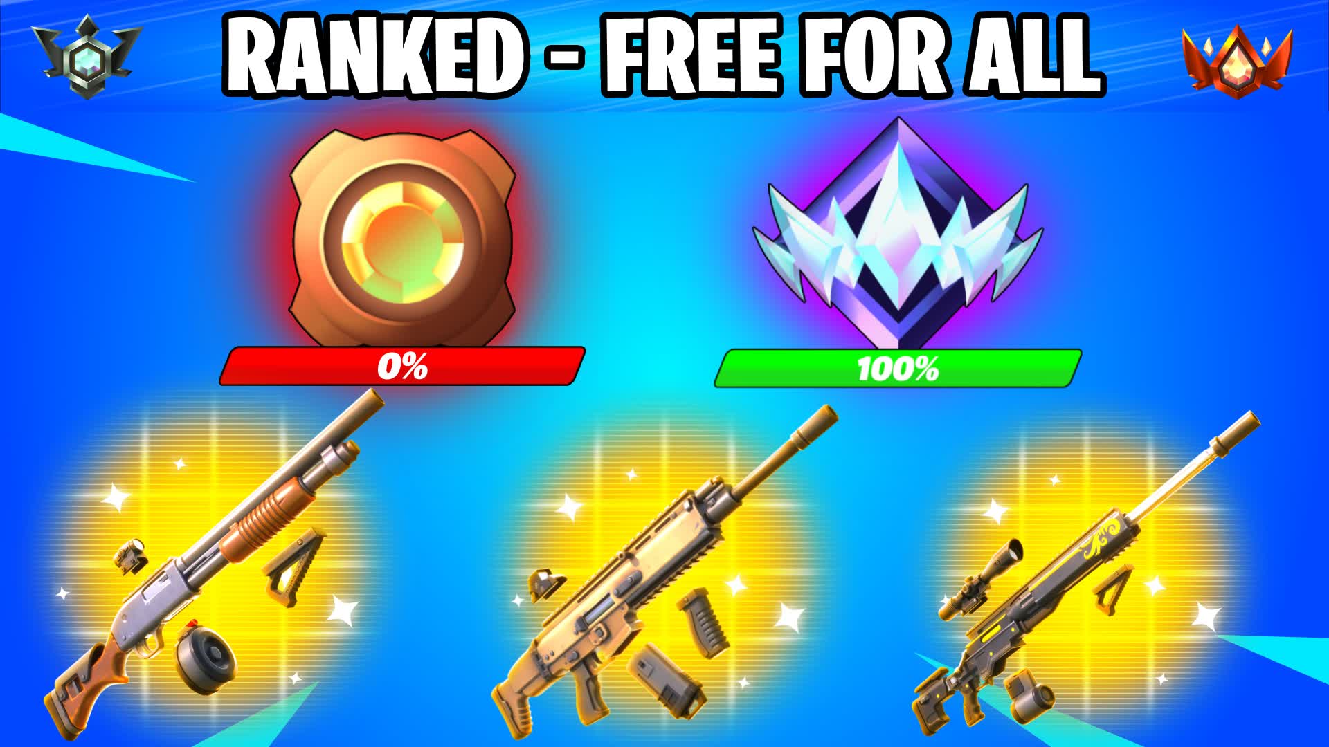 RANKED - FREE FOR ALL โ Fortnite Creative map