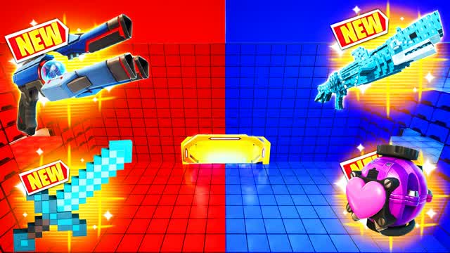 RED VS BLUE 🔴NEW🔵 — Fortnite Creative map