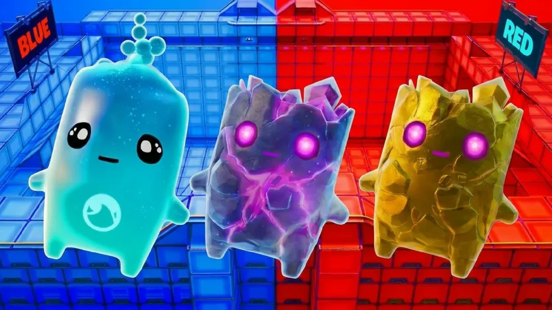 red vs blue 5 total — Fortnite Creative map