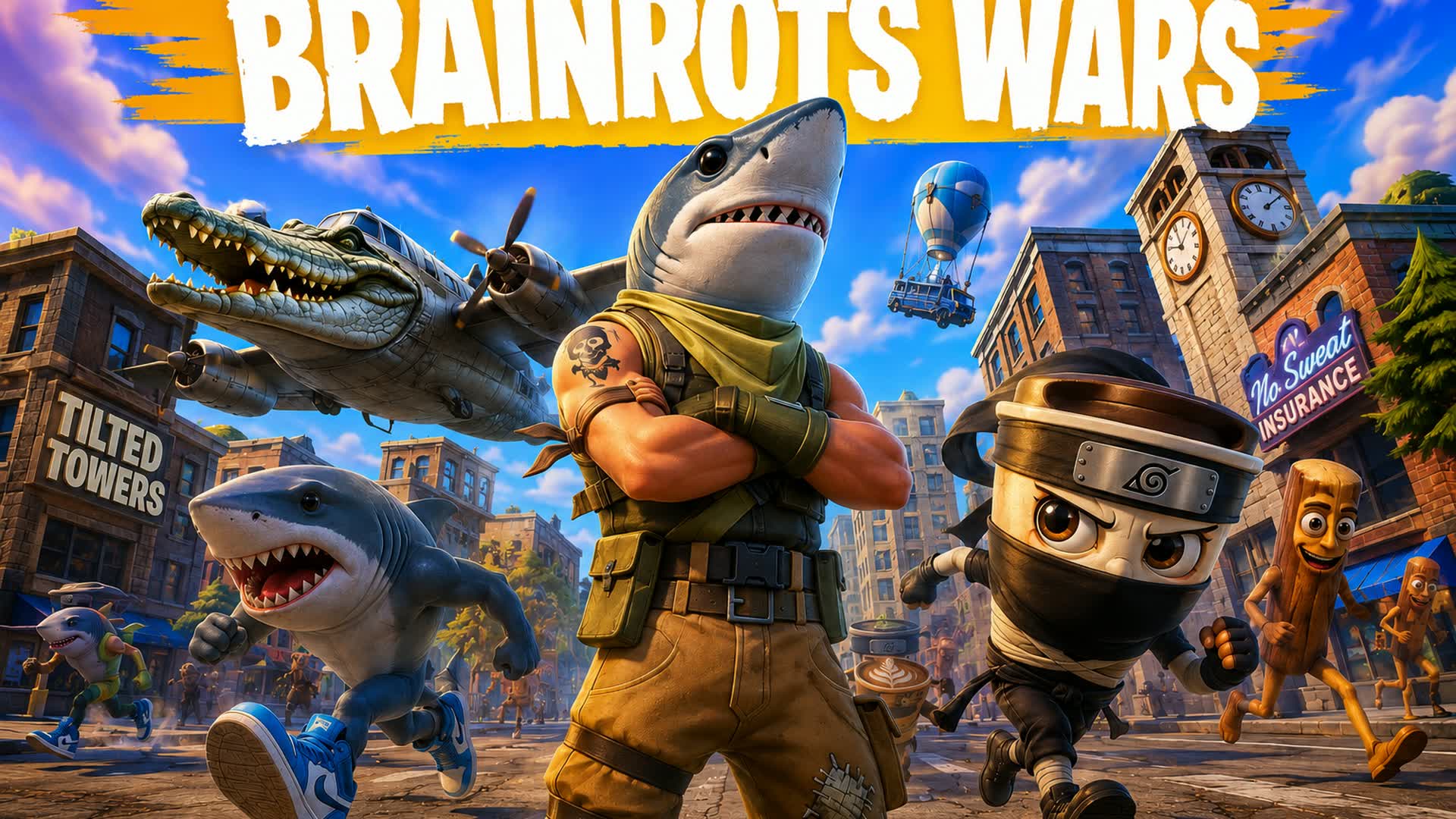 BRAINROTS tilted wars — Fortnite Creative map