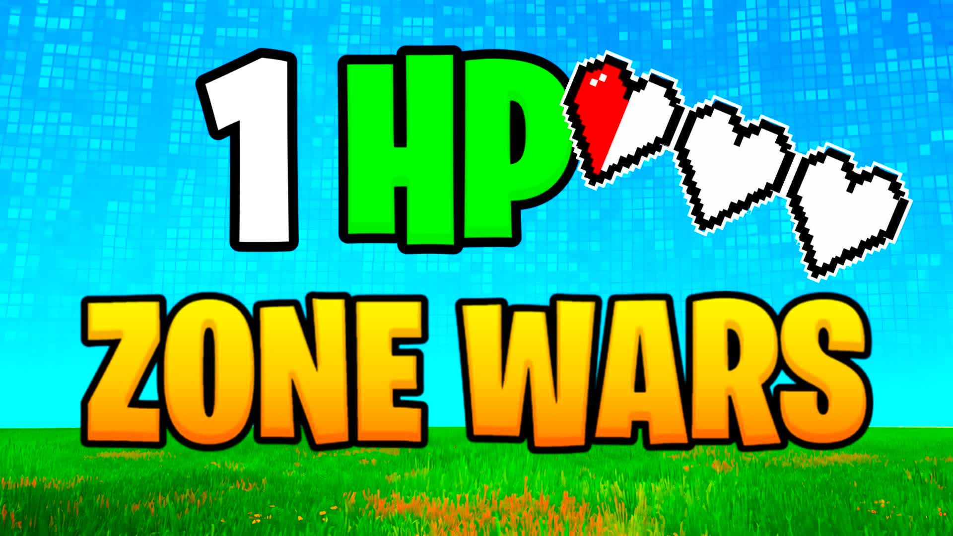 1 HP ZONE WARS — Fortnite Creative map