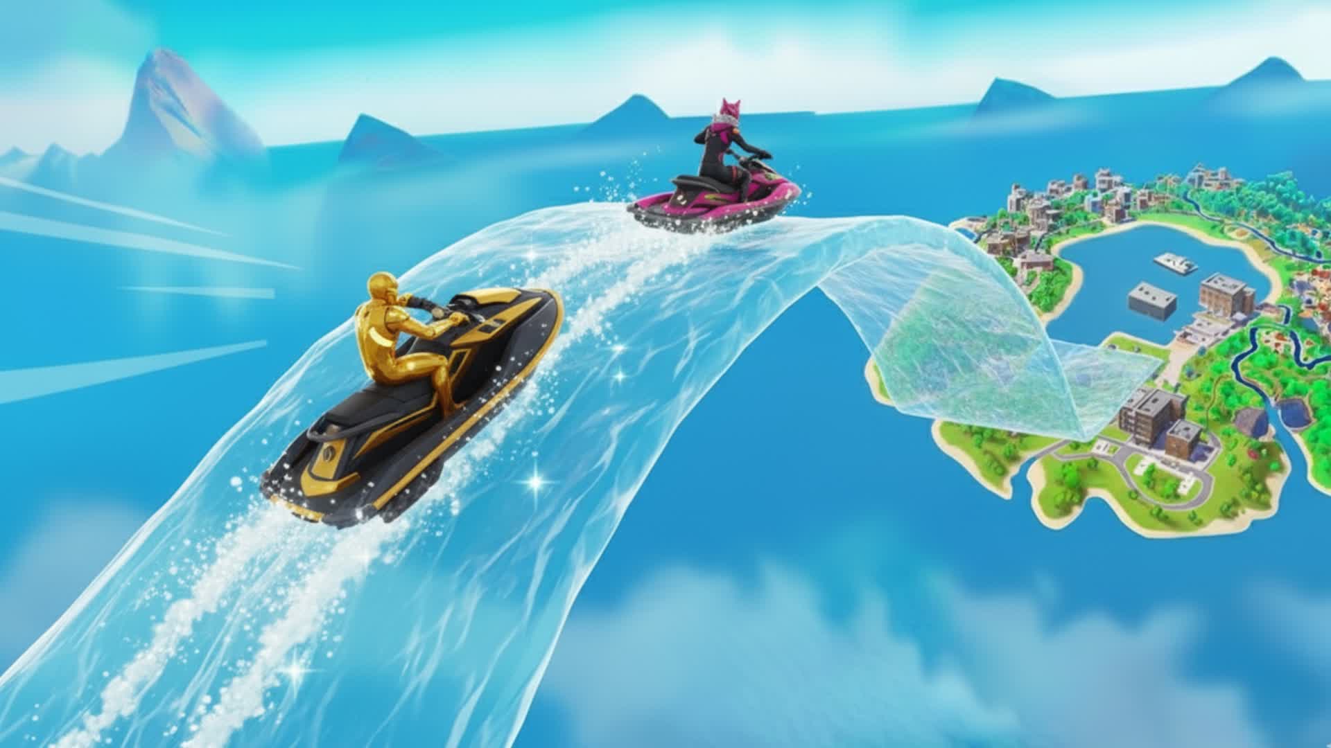 DRIVING OPEN WORLD ALL WEAPONS🌍 — Fortnite Creative map