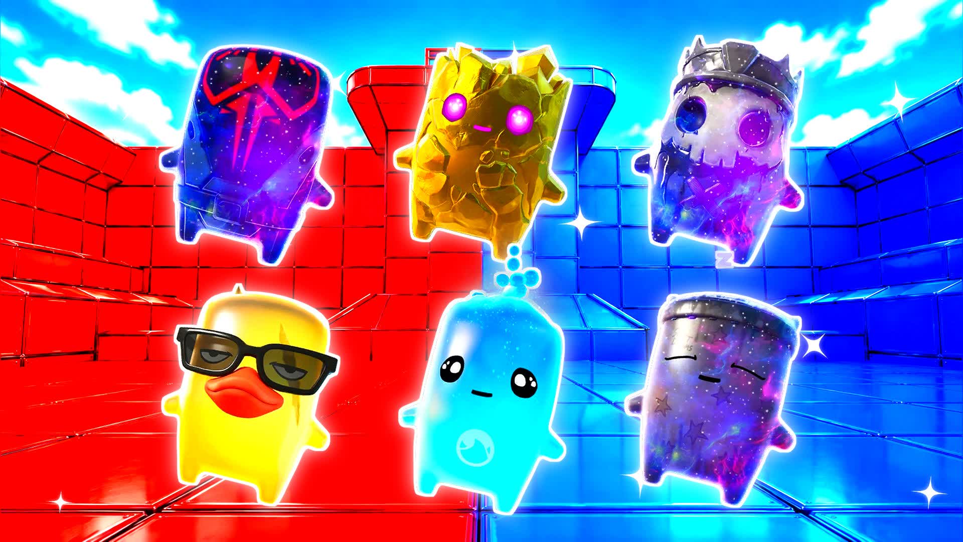 RED VS BLUE MICROPOINT π΄π΅ β Fortnite Creative map
