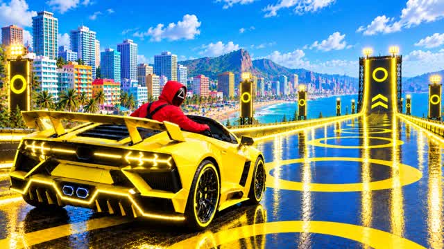 Super Road Battle - CAR GAME — Fortnite Creative map
