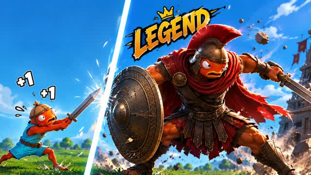 BE A WARRIOR π€Ί β Fortnite Creative map