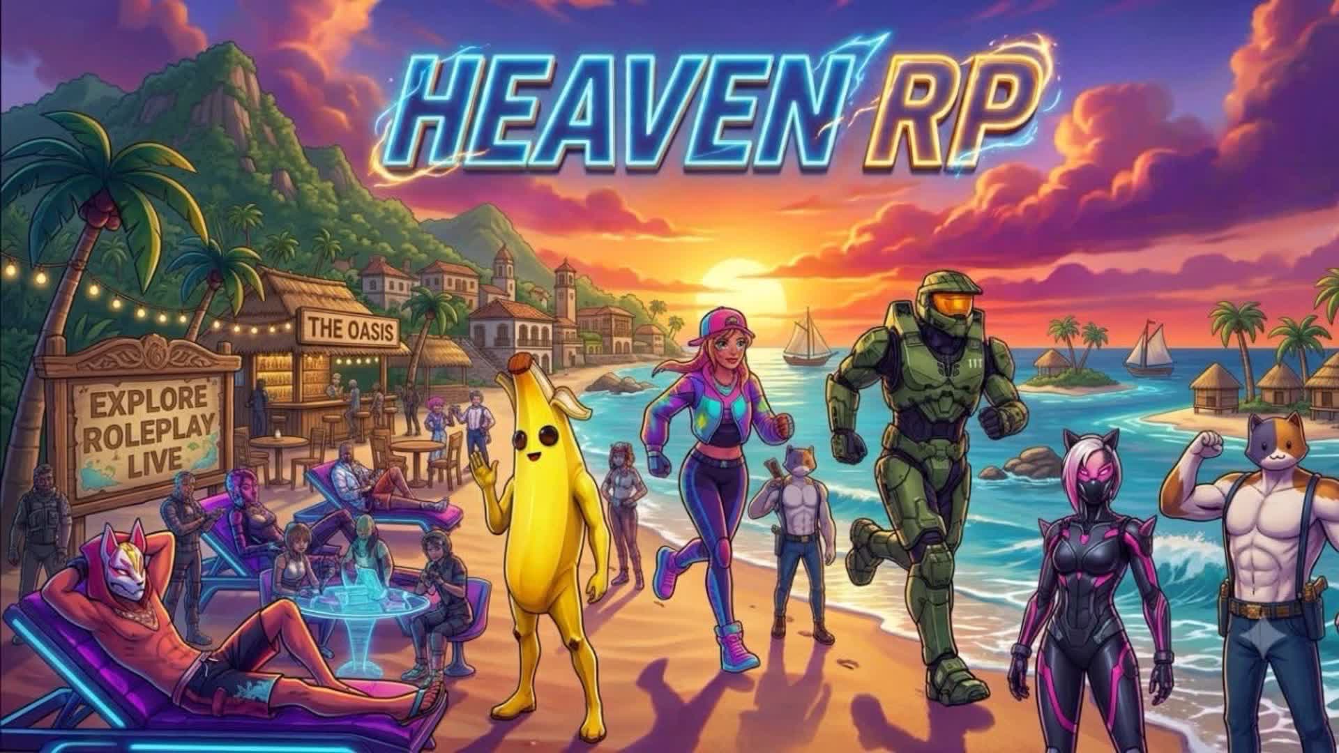 Heaven RP v1 — Fortnite Creative map