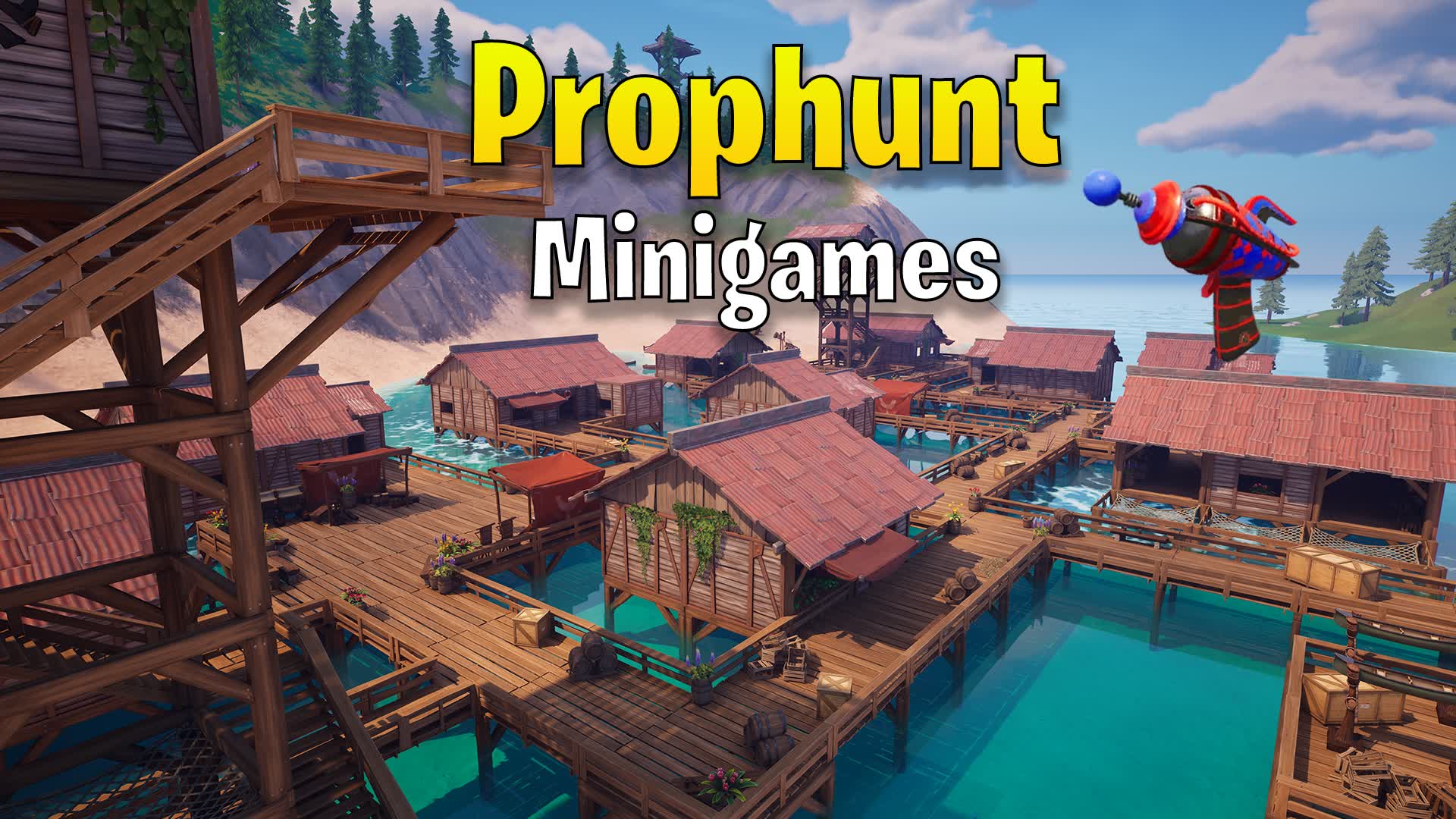 Prophunt Minigames🐟 — Fortnite Creative map