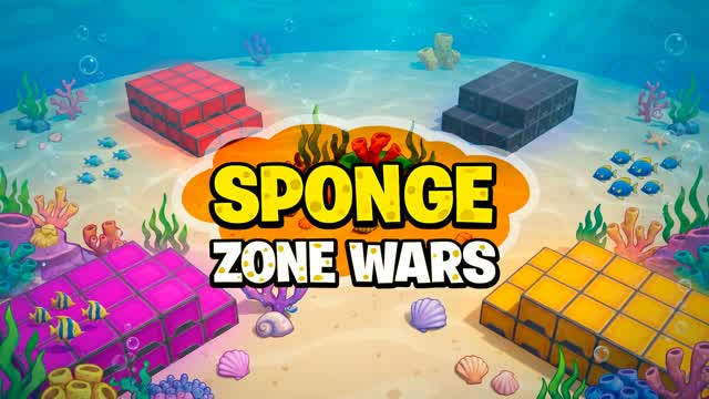 π SPONGE ZONE WARS - GOATED β Fortnite Creative map