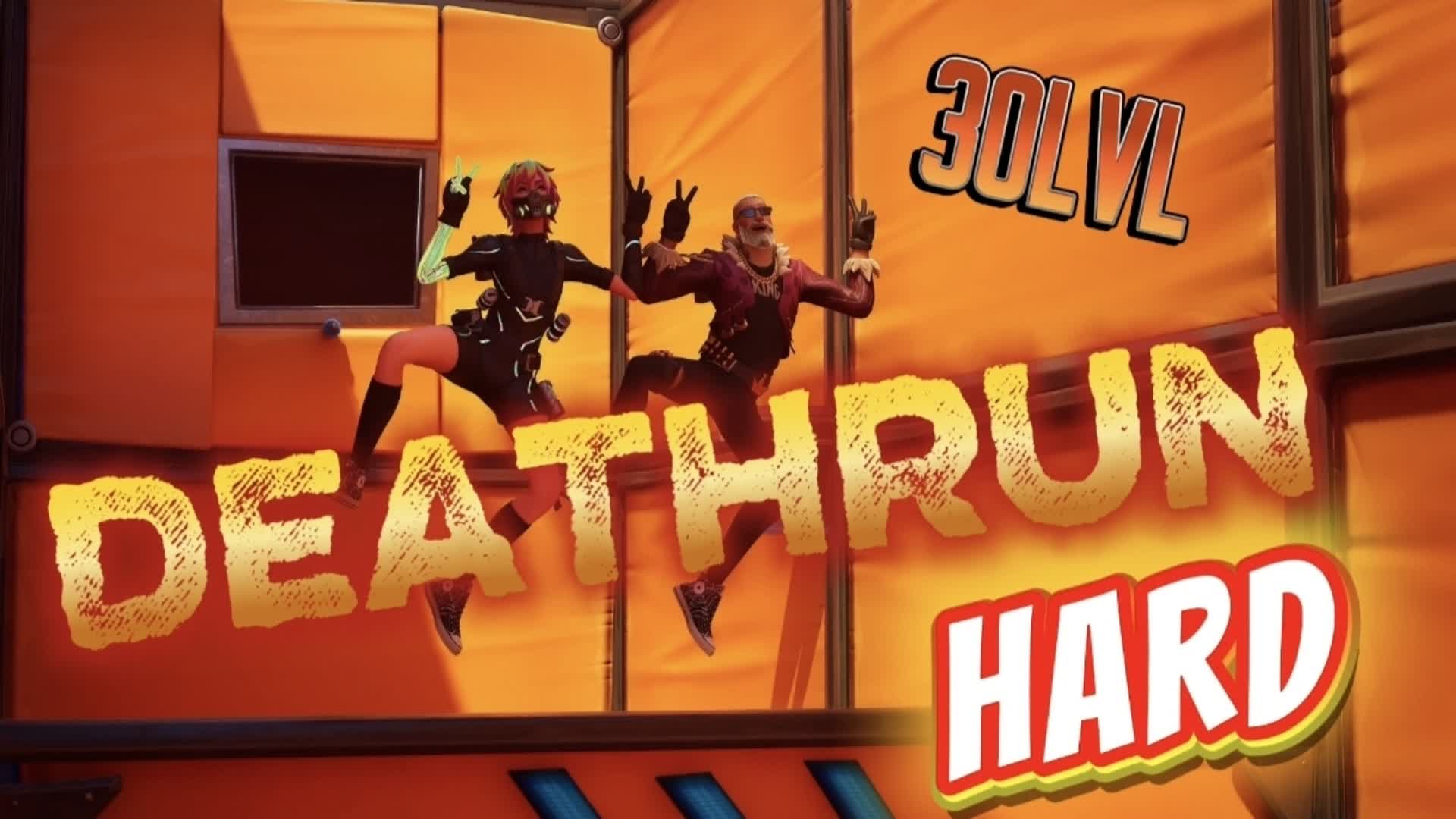 Deathrun Hard 30 lvl — Fortnite Creative map