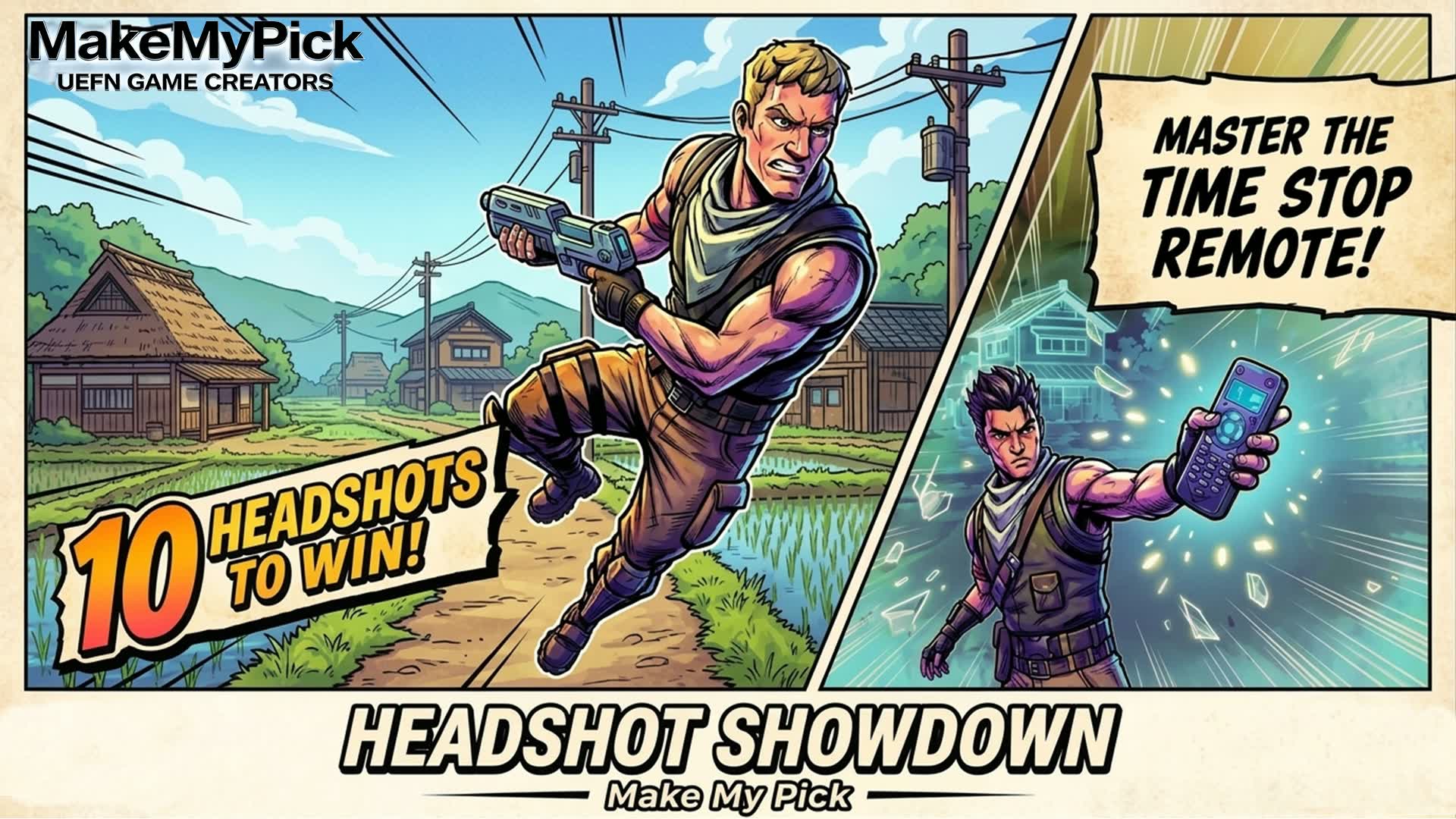 HEADSHOT SHOWDOWN β Fortnite Creative map