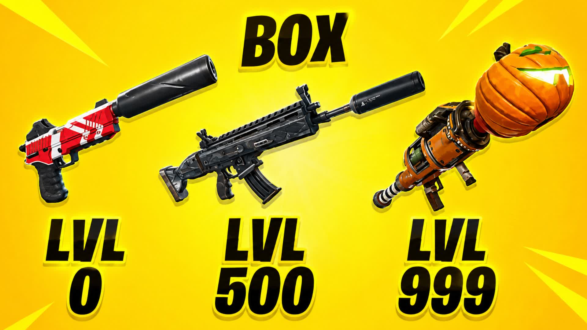 BOX. One kill and a new weapon β Fortnite Creative map