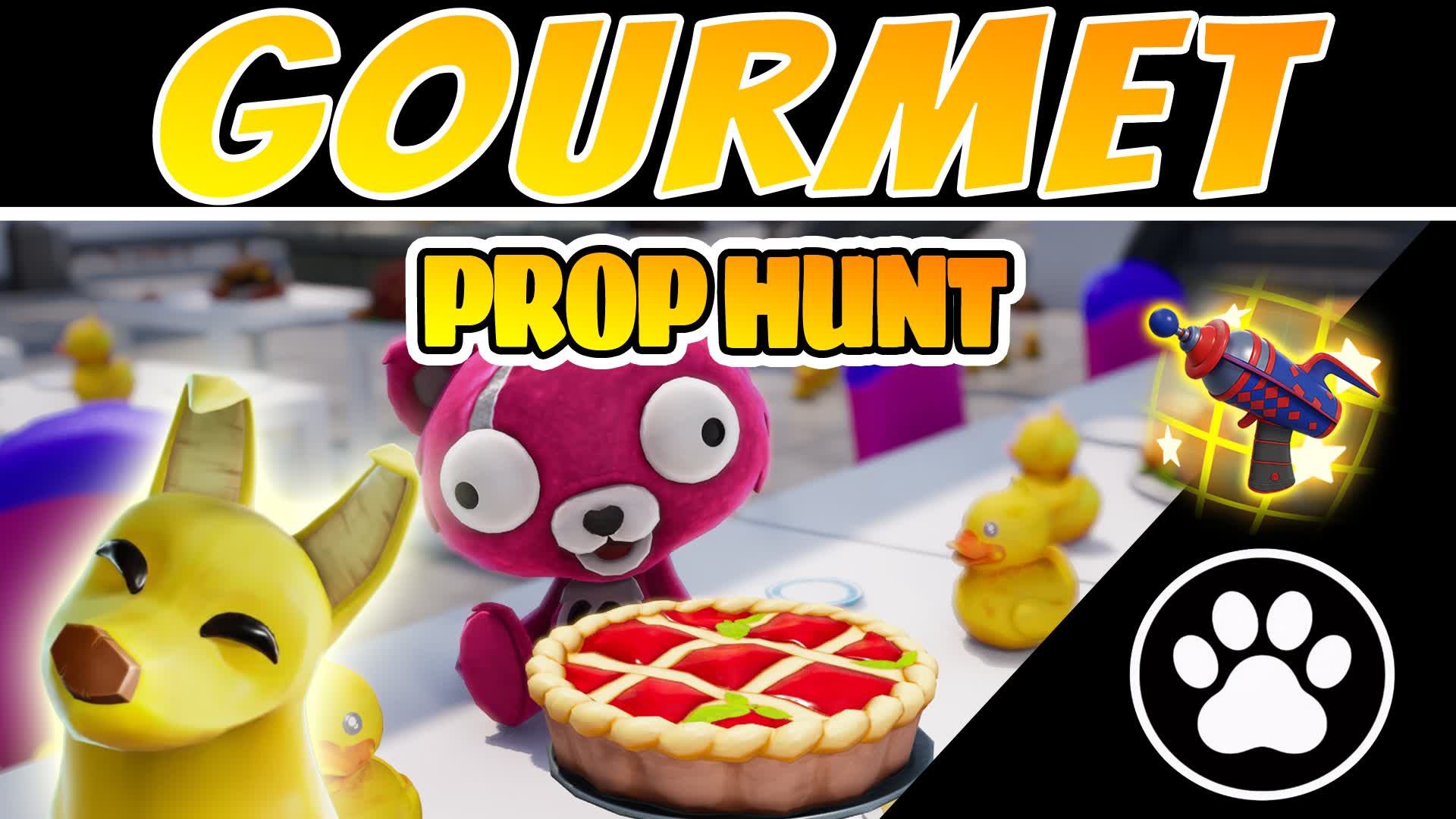 GOURMET PROP HUNT CACHE CACHE — Fortnite Creative map