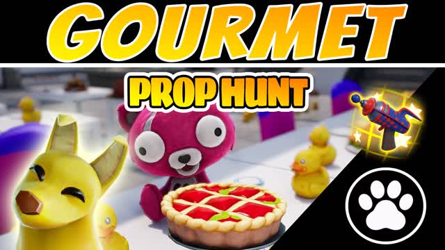 GOURMET PROP HUNT CACHE CACHE โ Fortnite Creative map