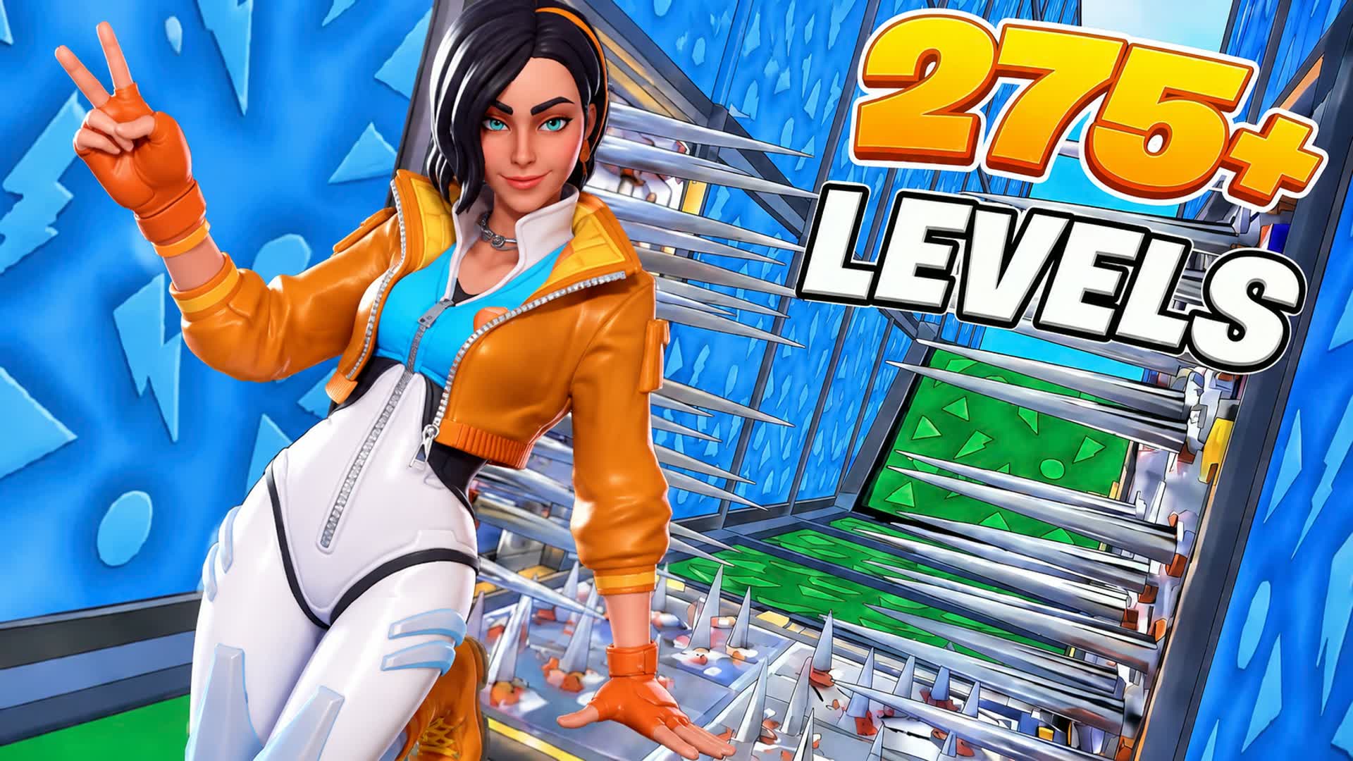⭐CHILL PARKOUR⭐+275 LEVELS — Fortnite Creative map
