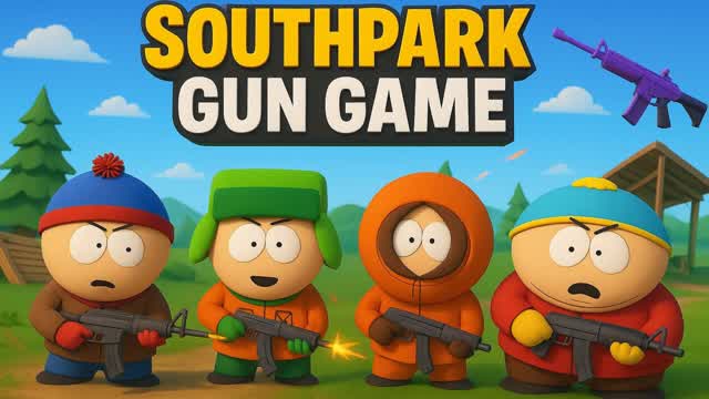 SOUTH PARK GUN GAME (ONE SHOT) — Fortnite Creative map