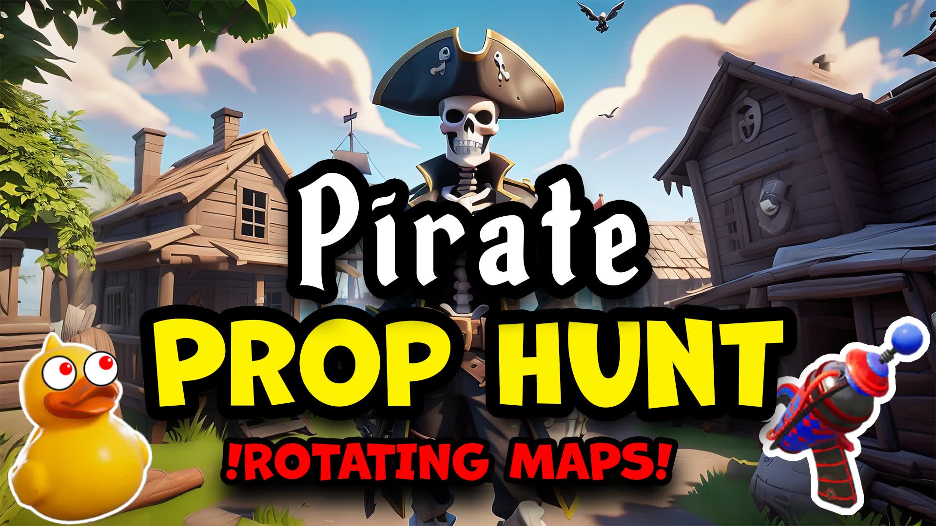 Pirate Prop Hunt โ Fortnite Creative map