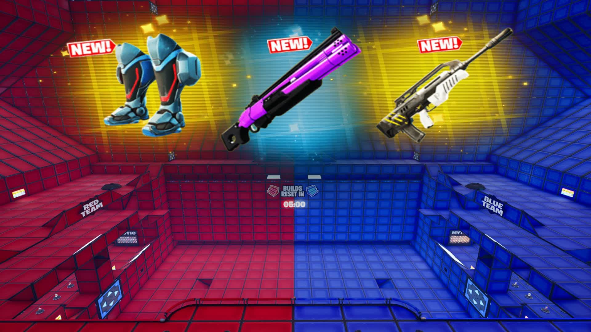 π΄π΅ ATOMIC RED VS BLUE π΄π΅ β Fortnite Creative map
