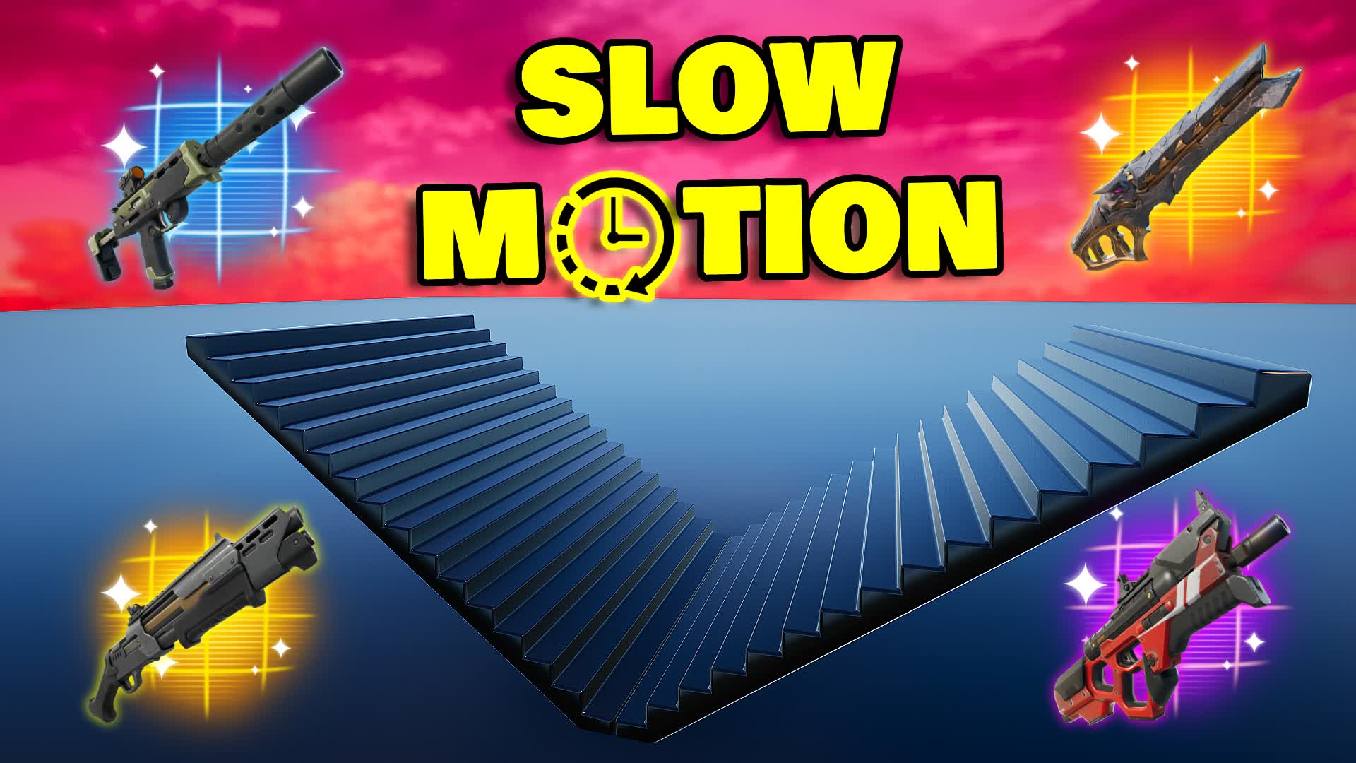 SLOW MOTION FREE FOR ALL π β Fortnite Creative map