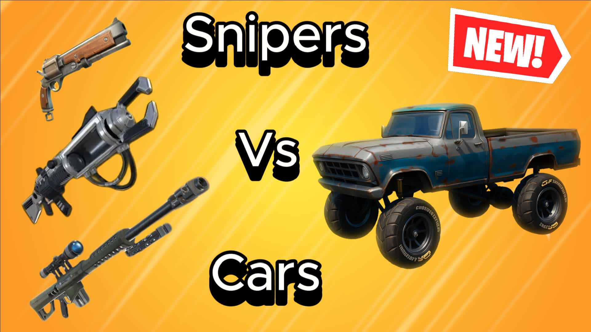 Sniper Vs Cars — Fortnite Creative map