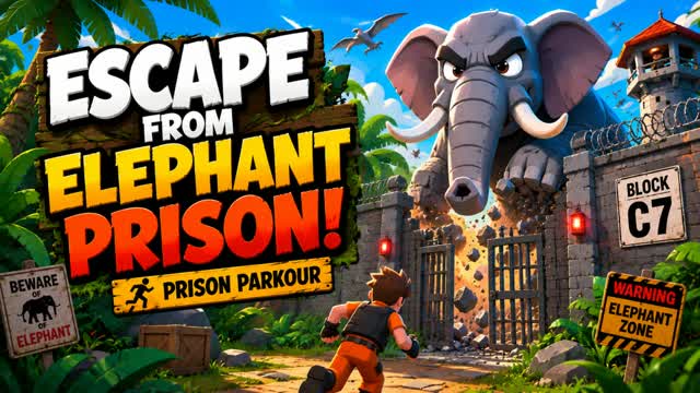 STRAWBERRY PRISON ESCAPE PARKOUR β Fortnite Creative map