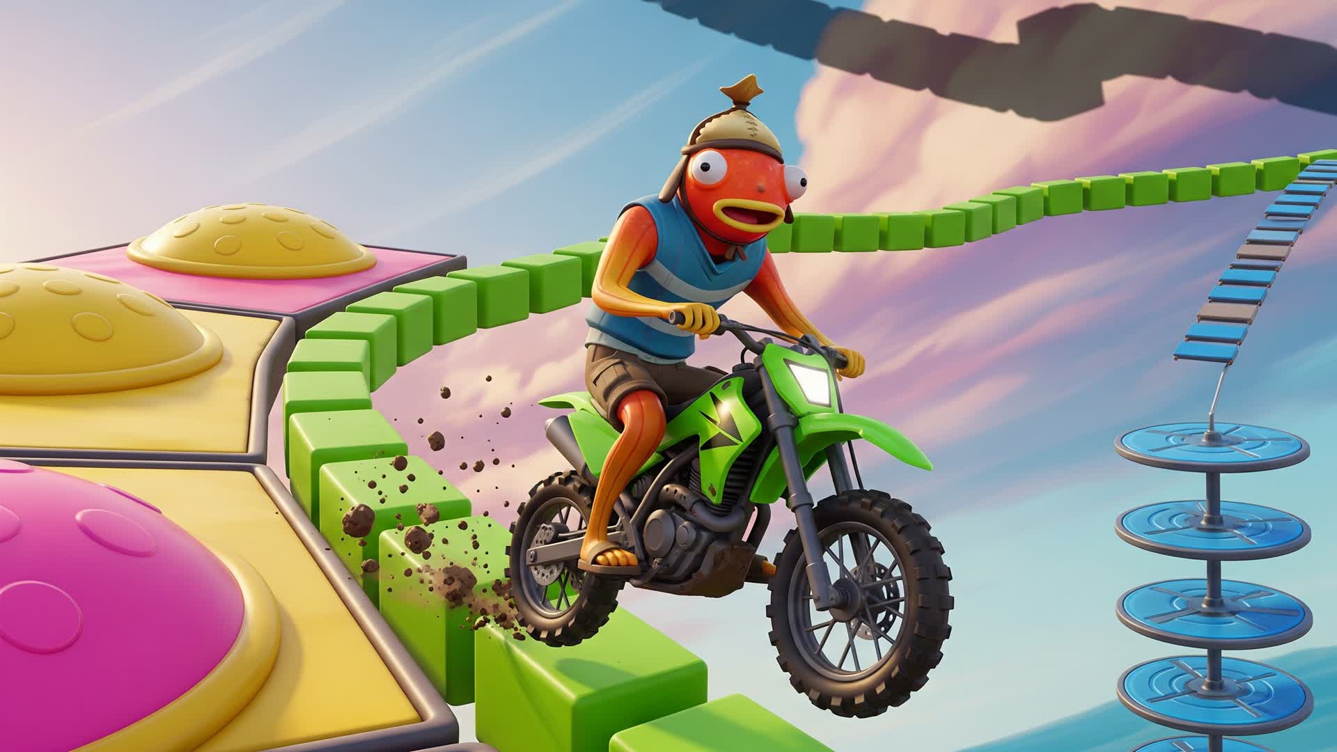 Bike Obby Hard — Fortnite Creative map