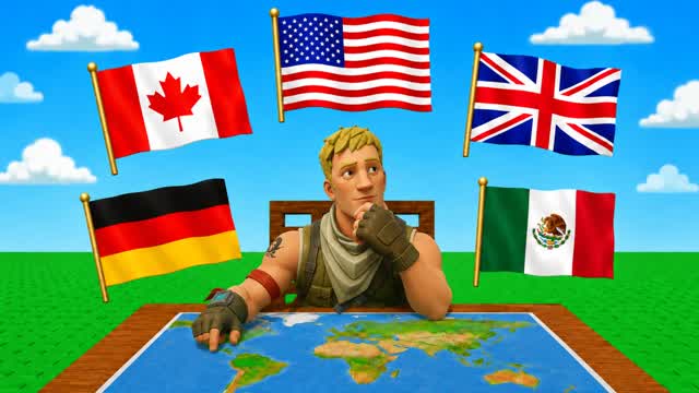 Guess The Country 🌍 — Fortnite Creative map