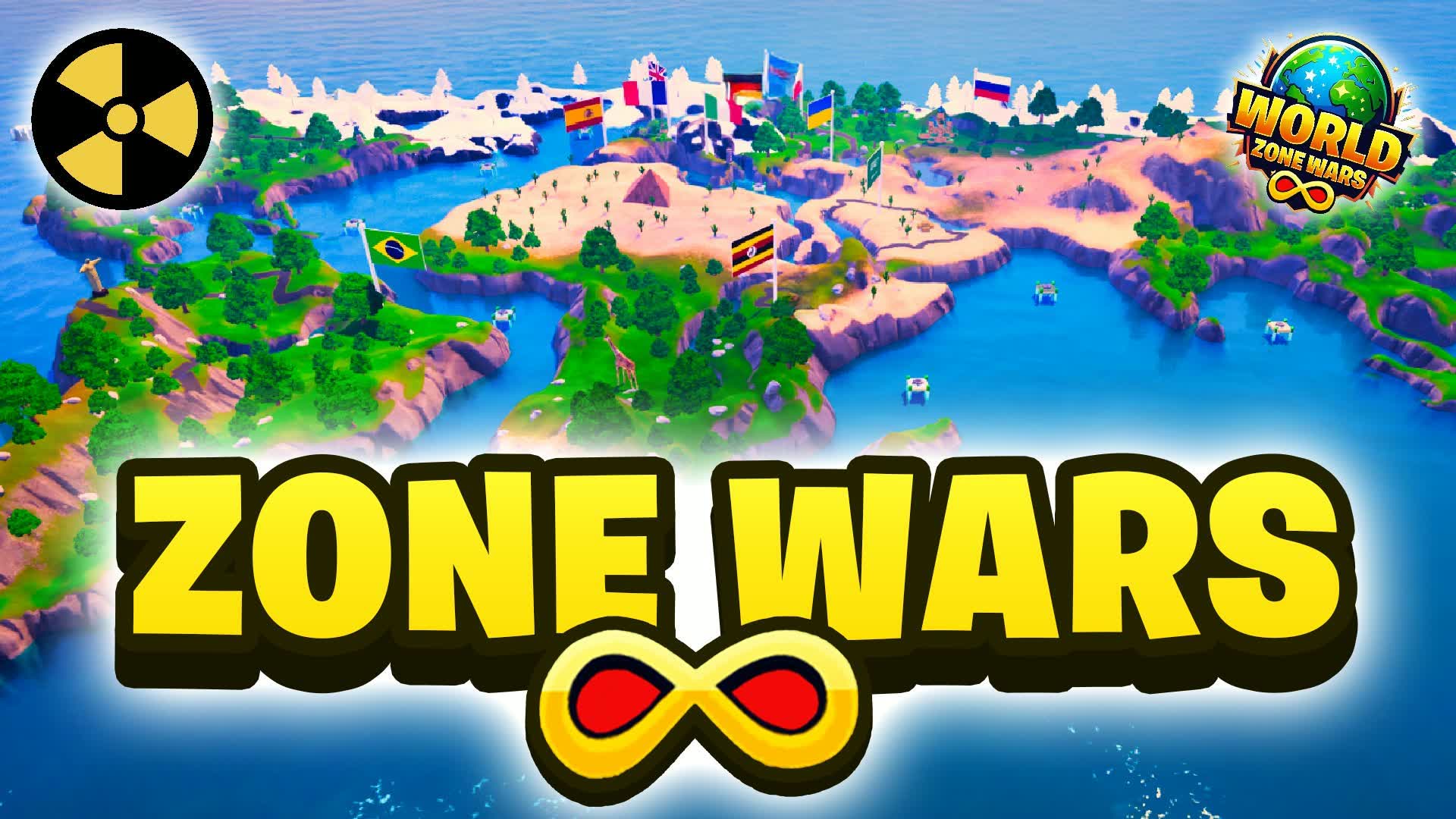 WORLD ZONE WARS ๐SOLO RANKED ENDGAME โ Fortnite Creative map