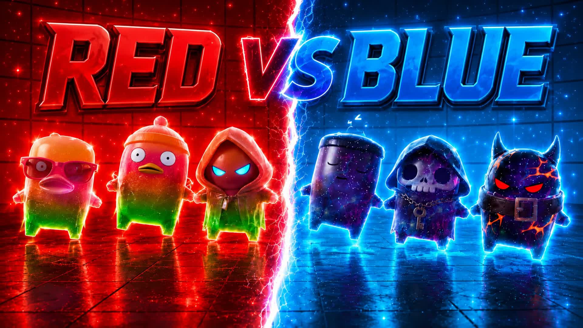 RED VS BLUE RVB NUKE ๐ด๐ต โ Fortnite Creative map