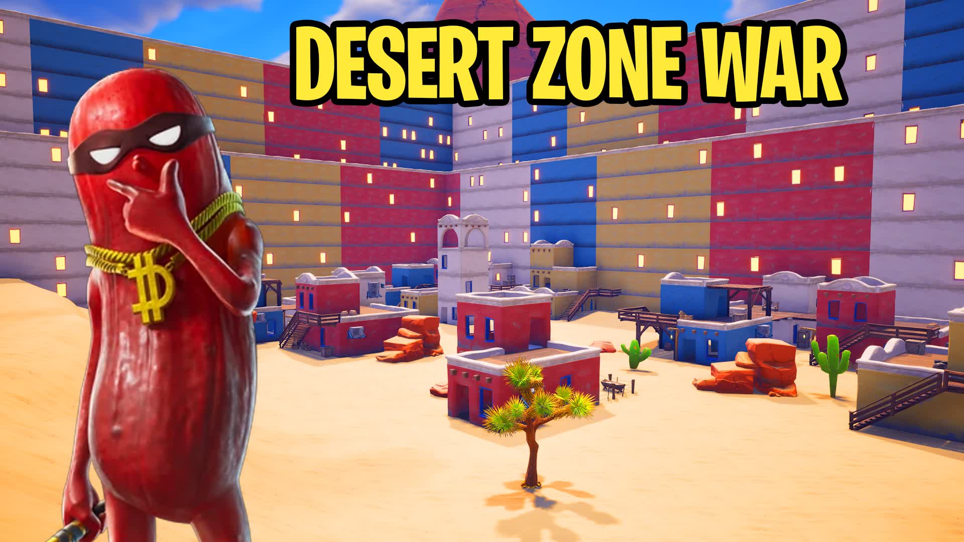Desert Zone War — Fortnite Creative map