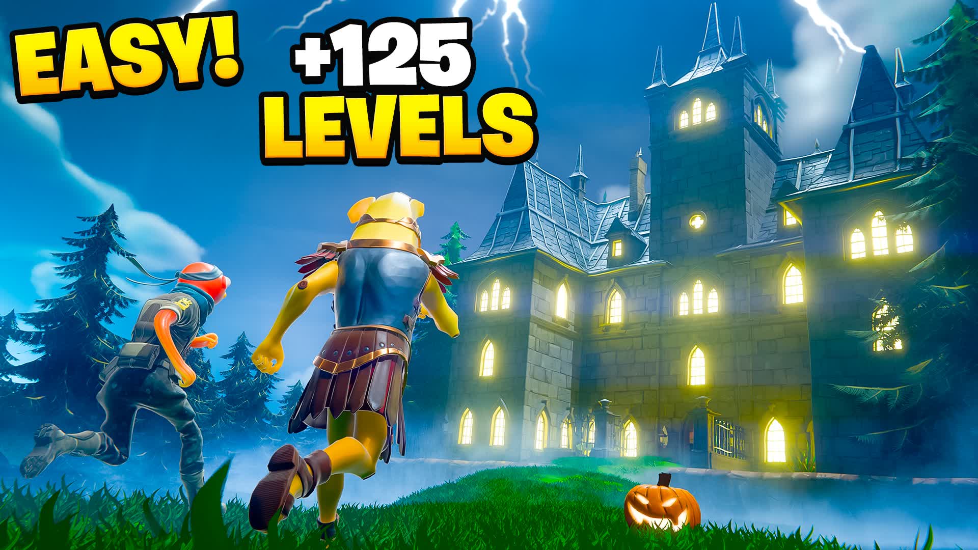 ⭐SPOOKY PARKOUR DEATHRUN!⭐ — Fortnite Creative map