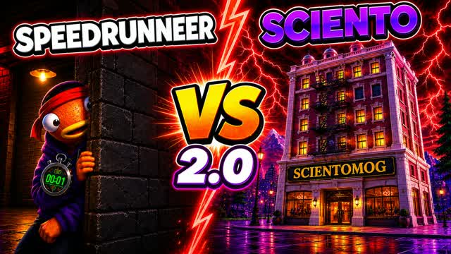 🏃Raid the Scientomog 2.0 — Fortnite Creative map