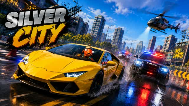 SILVER CITY 🚨 DRIVE RP — Fortnite Creative map