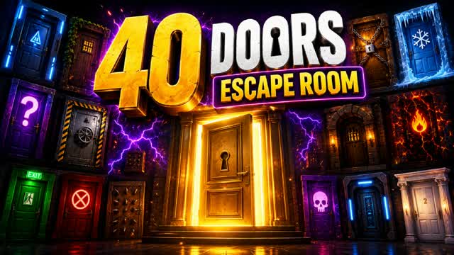 40 Doors Escape Room โ Fortnite Creative map