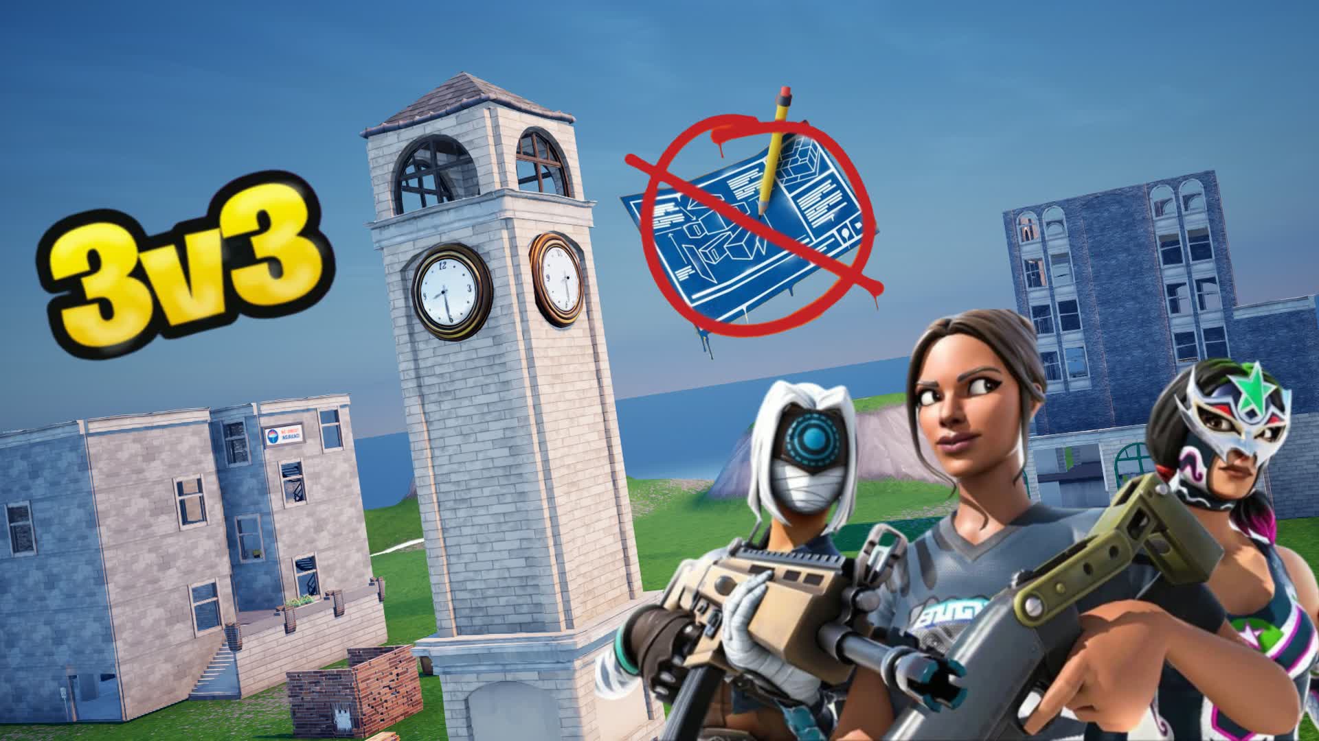 Zero Build Tilted 3v3 — Fortnite Creative map