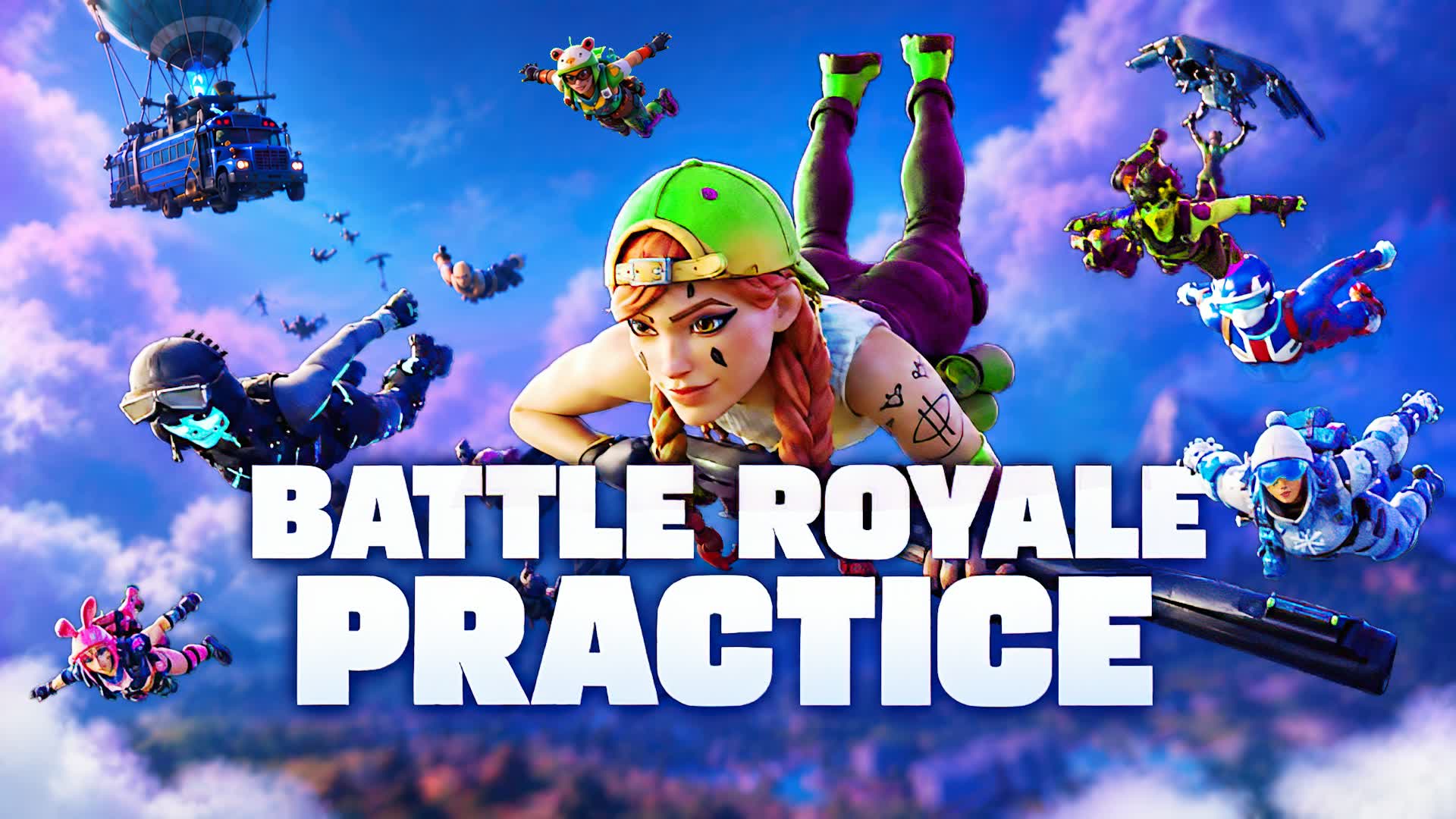 BATTLE ROYALE PRACTICE β Fortnite Creative map