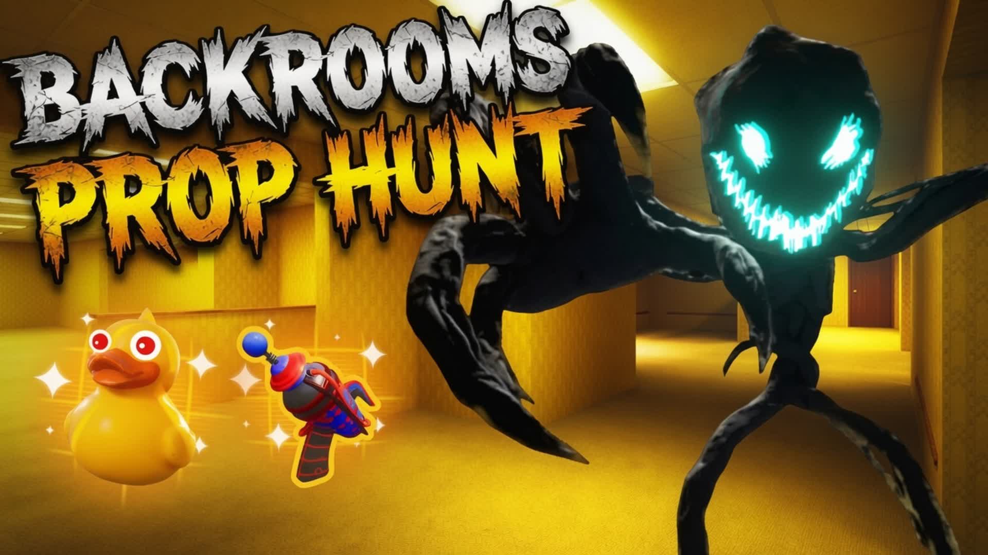 BACKROOMS PROP HUNT hide and seek — Fortnite Creative map