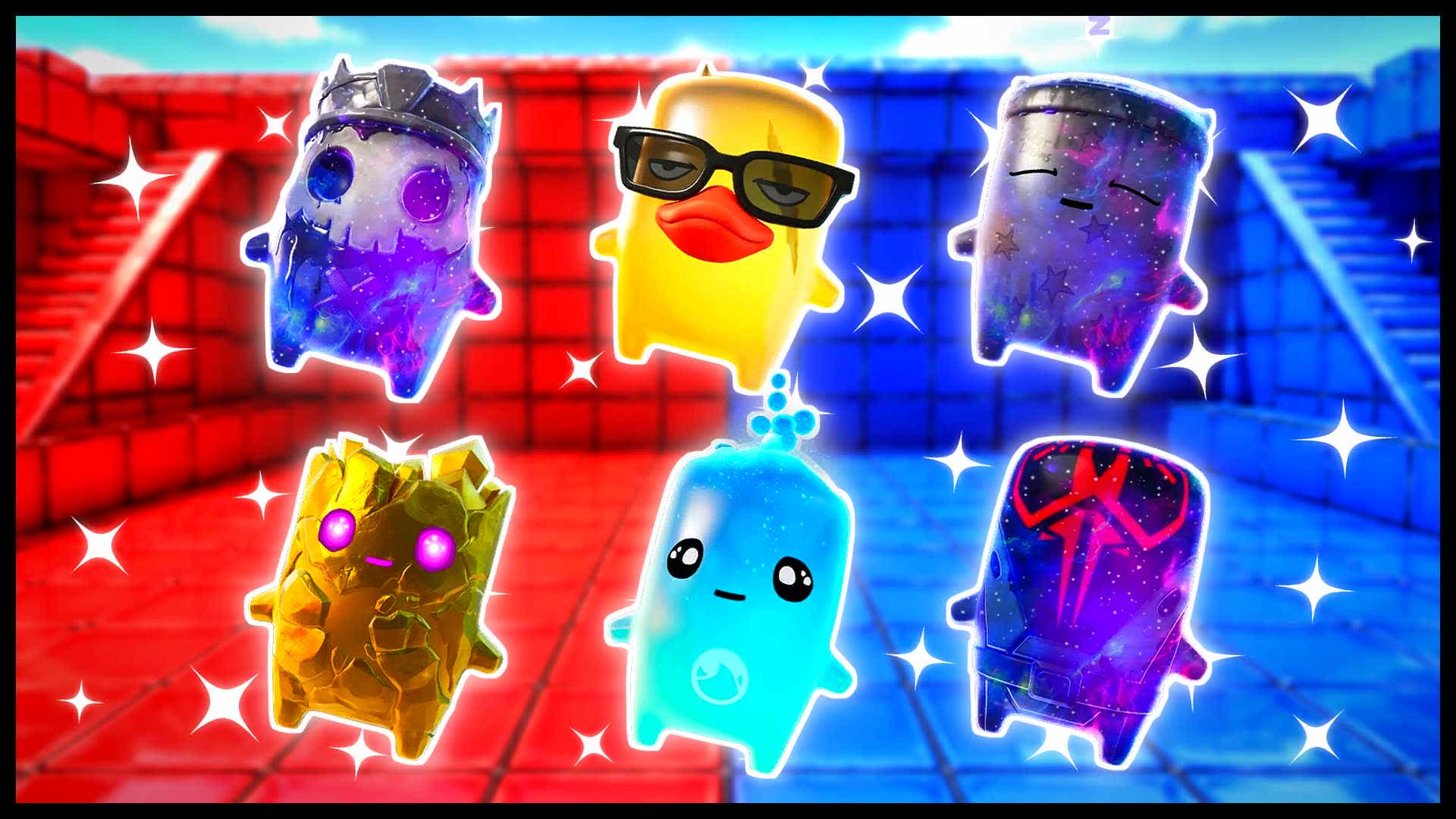 BLUE VS RED SPLIT SECOND π΅π΄ β Fortnite Creative map
