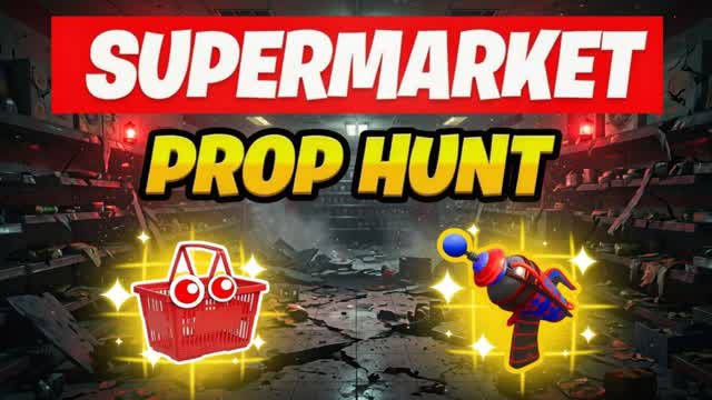 SUPERMARKET PROP HUNT 🛒 hide and seek — Fortnite Creative map