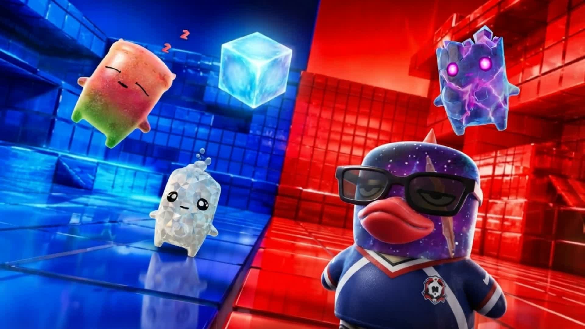 RVB RED VS BLUE 🔴🔵BOMBOCLAT — Fortnite Creative map