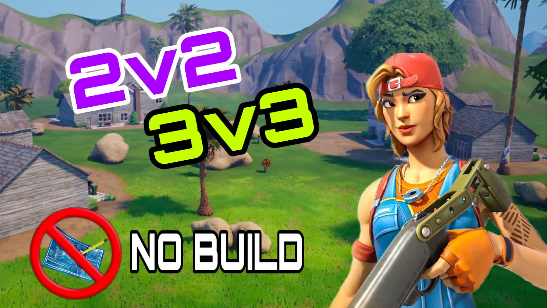 1V1-2V2-3v3 NO BUILD — Fortnite Creative map