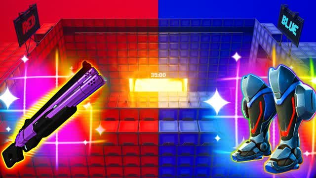 RED RVB🔴VS🔵BLUE UNC — Fortnite Creative map
