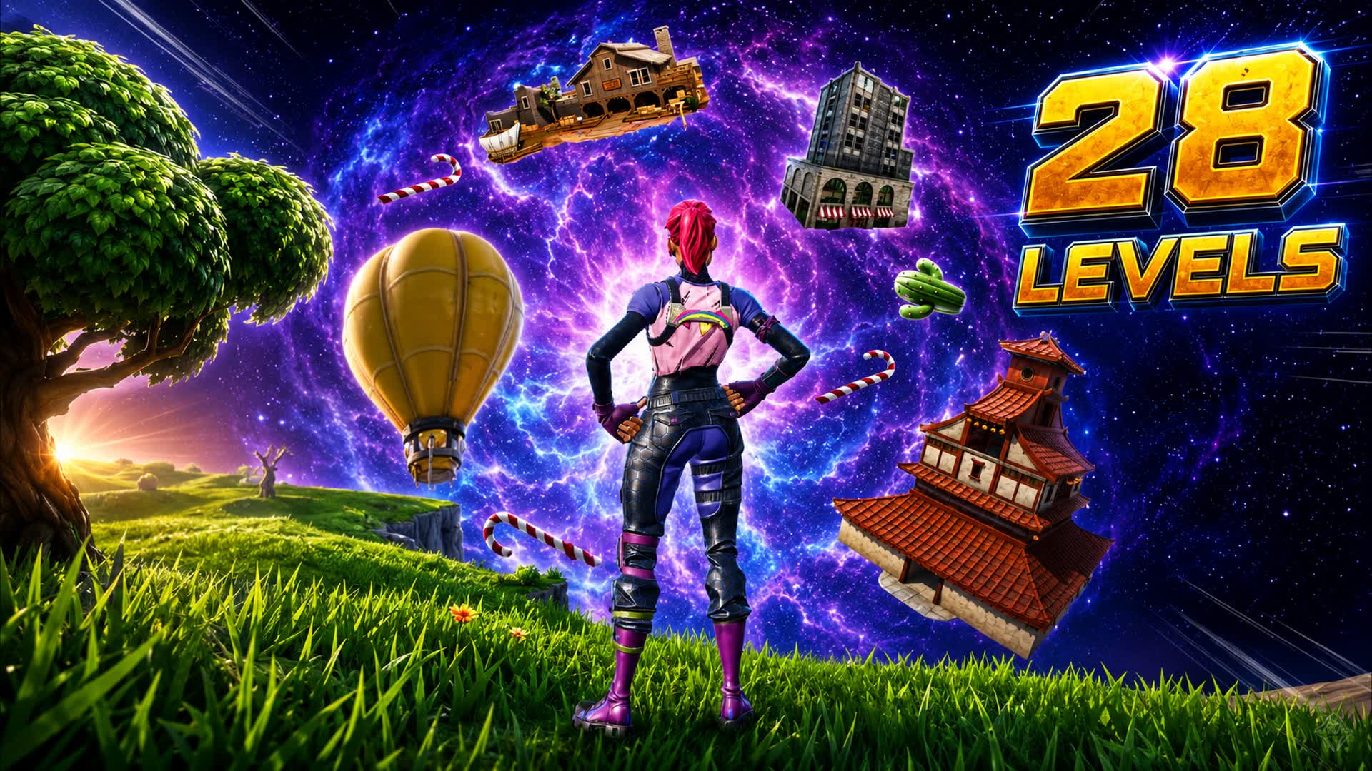 Only Up Deathrun — Fortnite Creative map