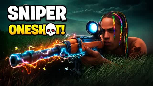 😂 CHAOS SNIPER MEME 🎯 ONE SHOT MUSIC — Fortnite Creative map